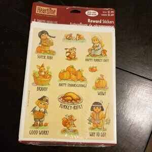 Hallmark Heartline Thanksgiving stickers unopened